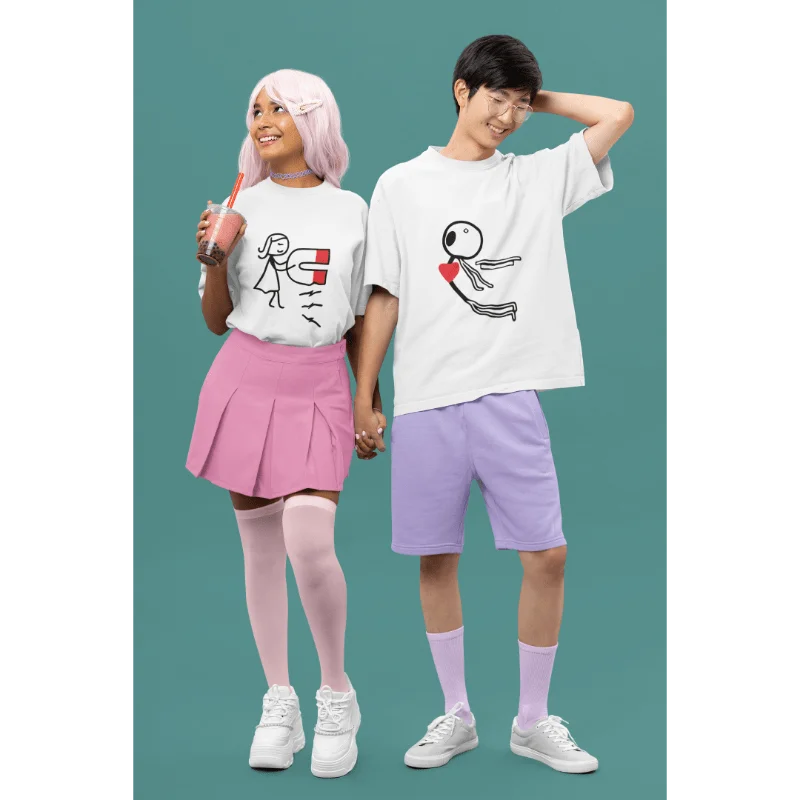 Attract Me Couples Regular Unisex T Shirts